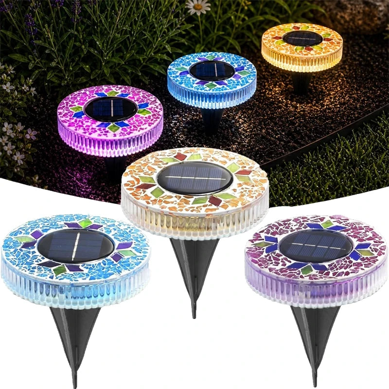 Mosaic Solar Disk Light