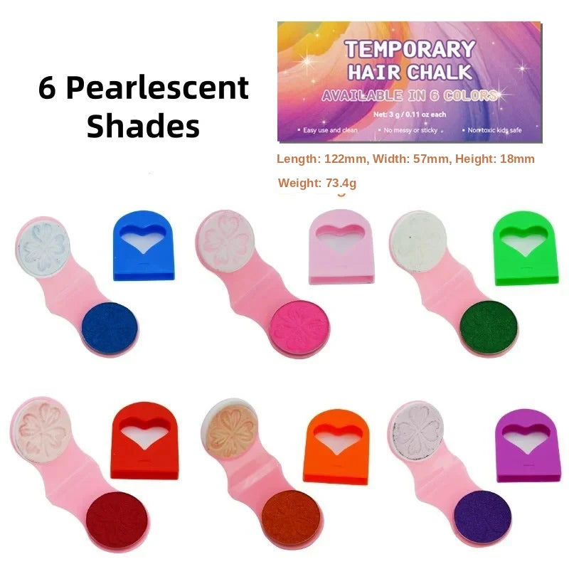 Pearlescent Hair Chalk Set