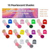 Pearlescent Hair Chalk Set