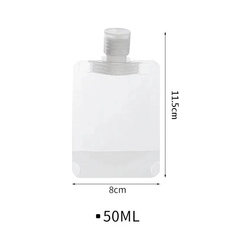 Refillable Travel Lotion and Shampoo Bottles
