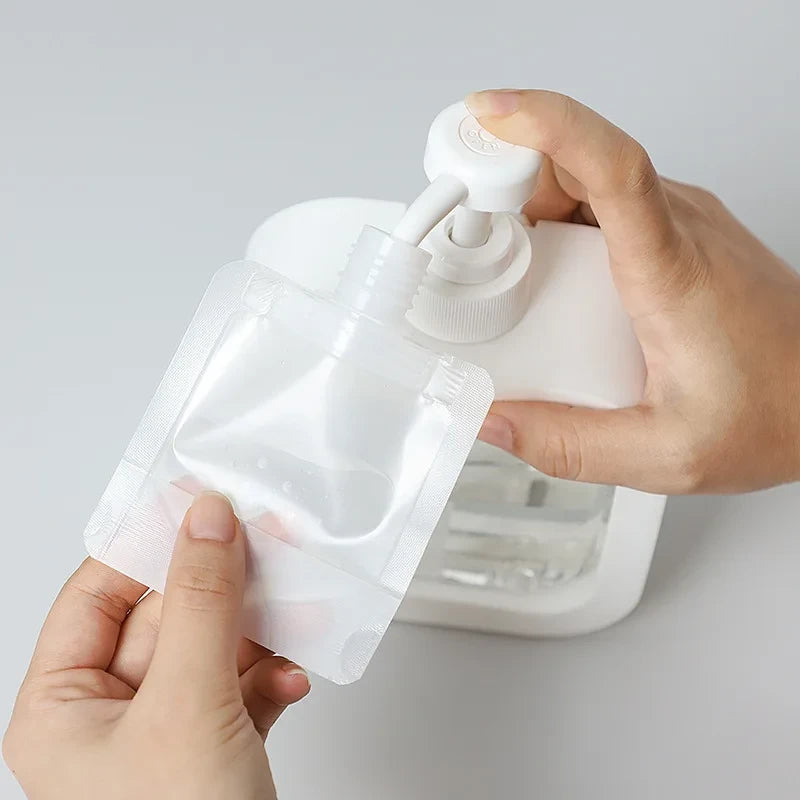 Refillable Travel Lotion and Shampoo Bottles