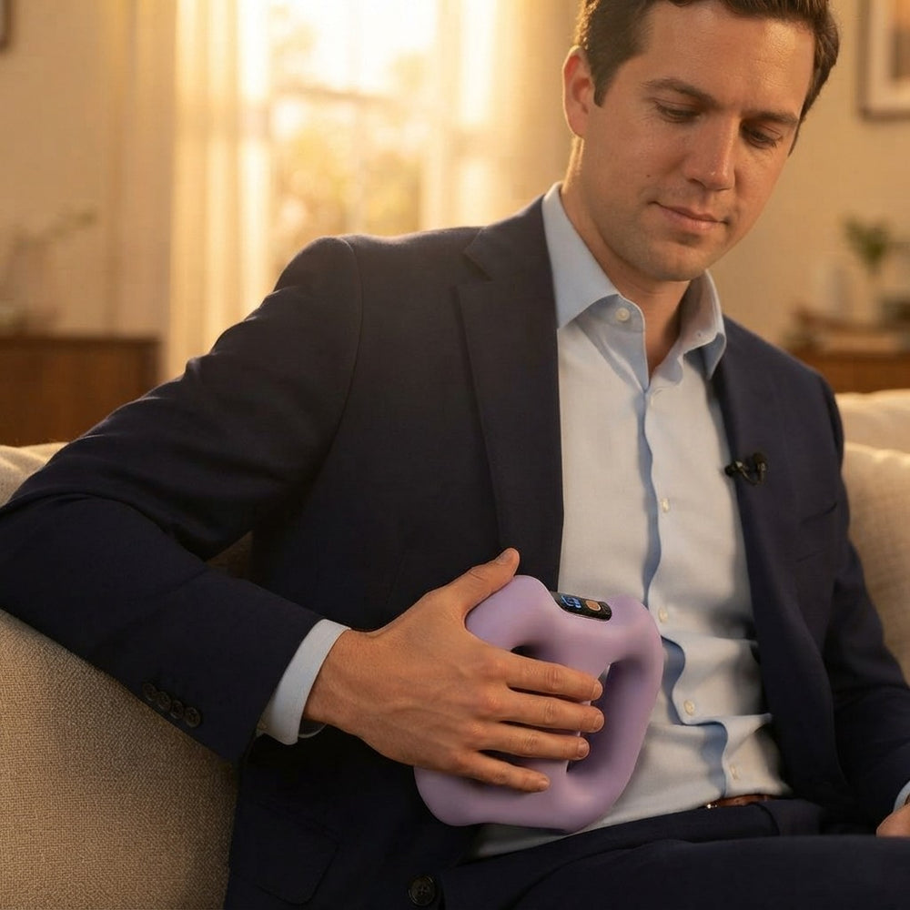 Portable Dual-Ring Fascia Massager